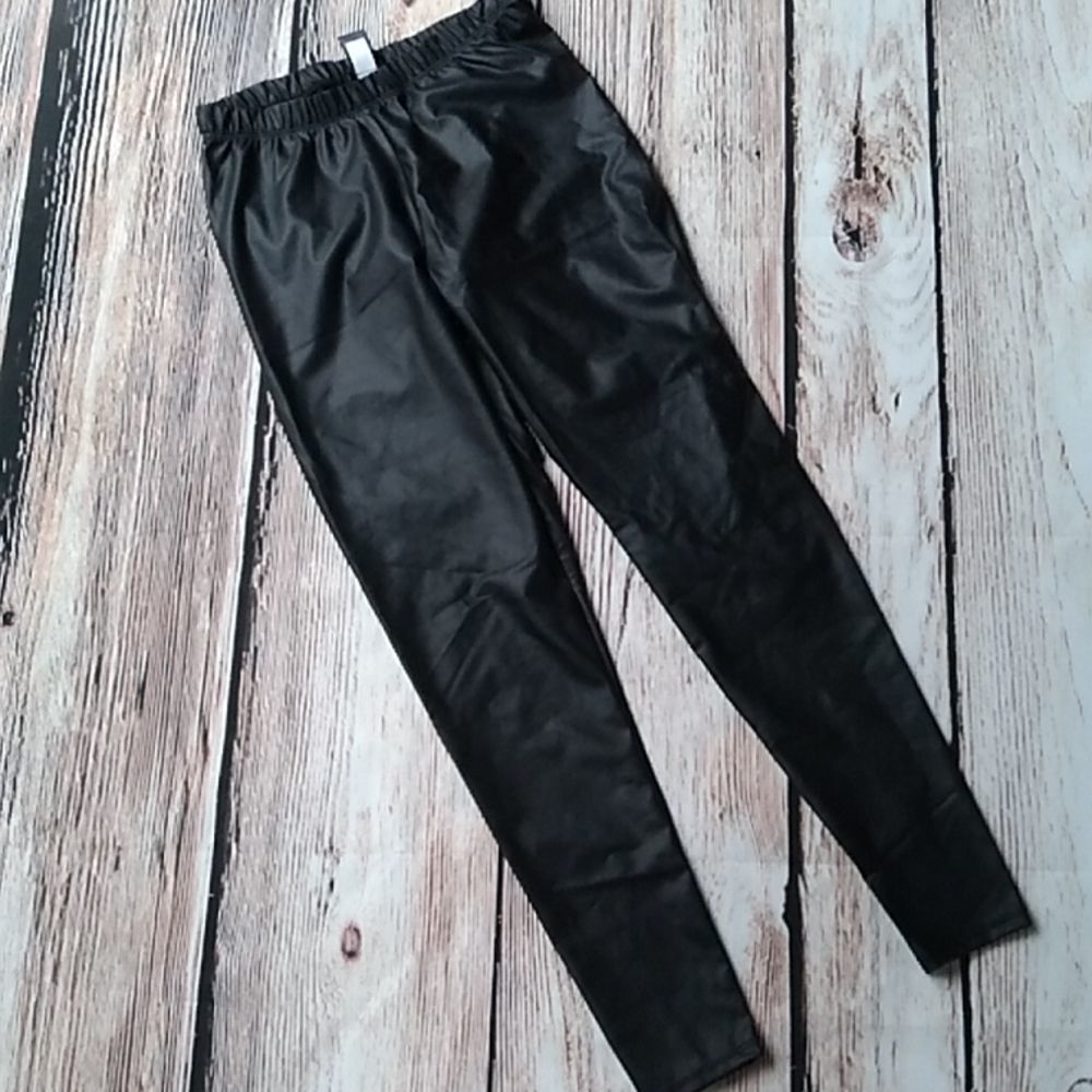 Torrid Black Faux Leather Pants